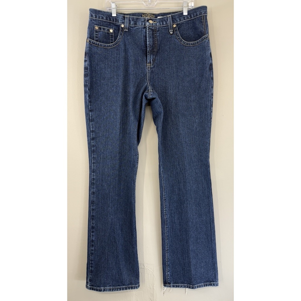 Rockies Western Bareback Jeans Women's Tagged Sz 18L Actual 36x33.5 High Rise